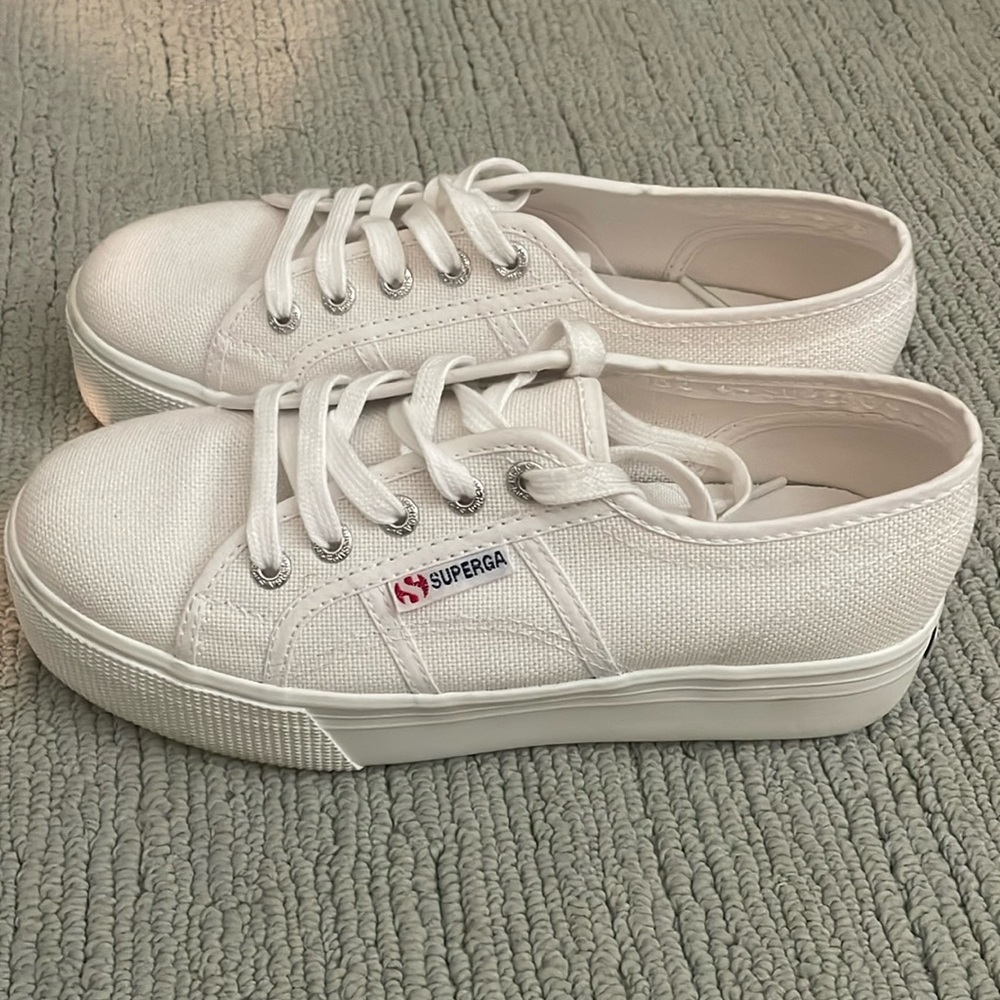 Superga Low Top Platform Sneaker
